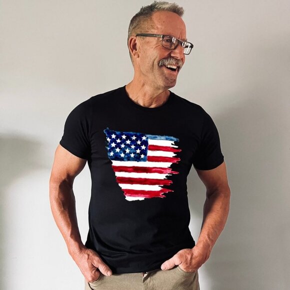 Unbranded Other - USA Flag Tshirt, 4 of July Tshirt, USA Flag Tshirt, USA Shirt for 4 of July